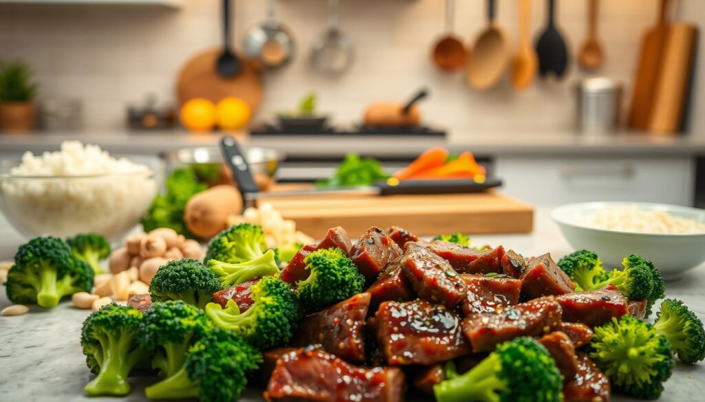 cooking instructions broccoli and beef