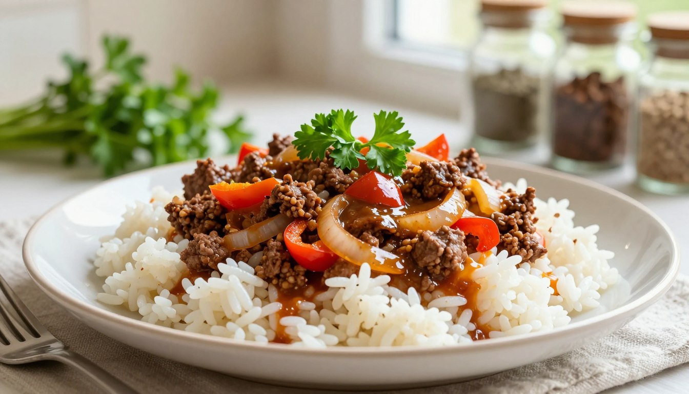 ground meat and rice recipes