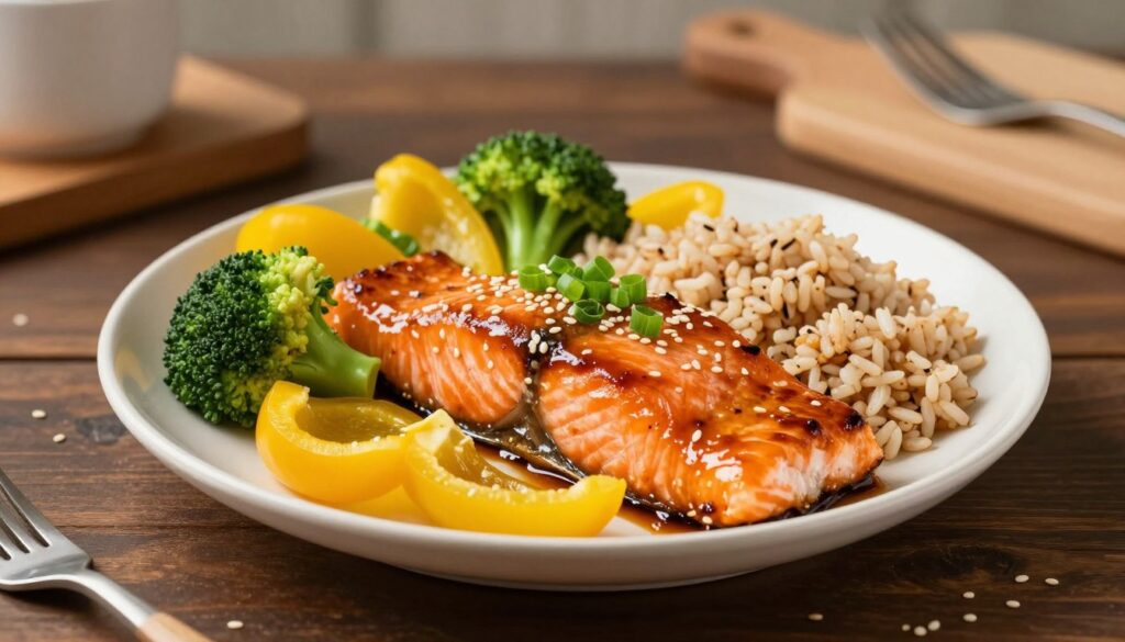 healthy teriyaki salmon
