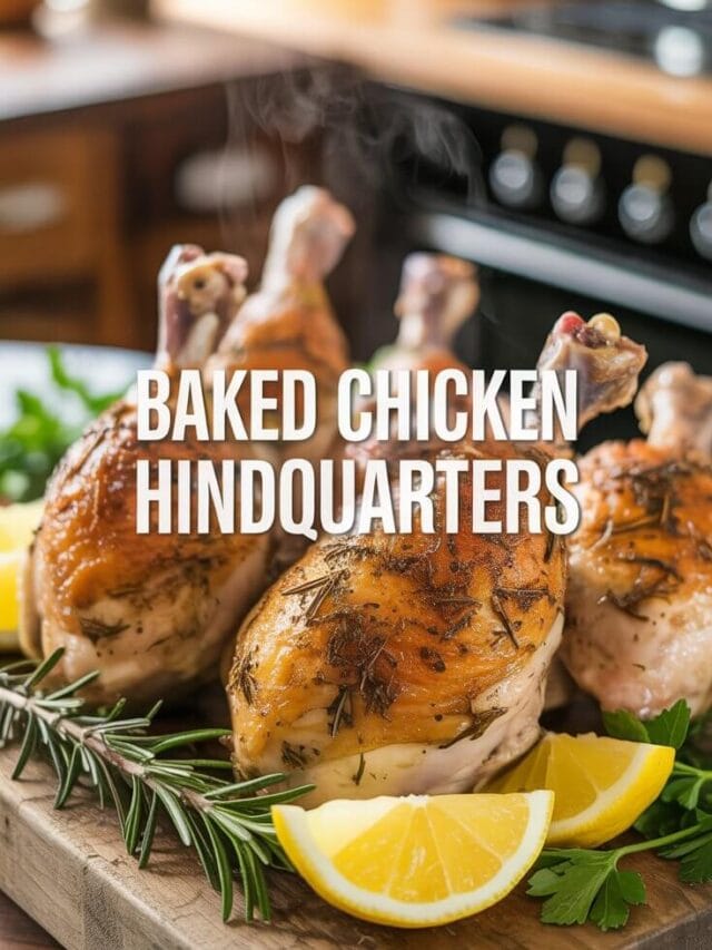 Baked Chicken Hindquarters