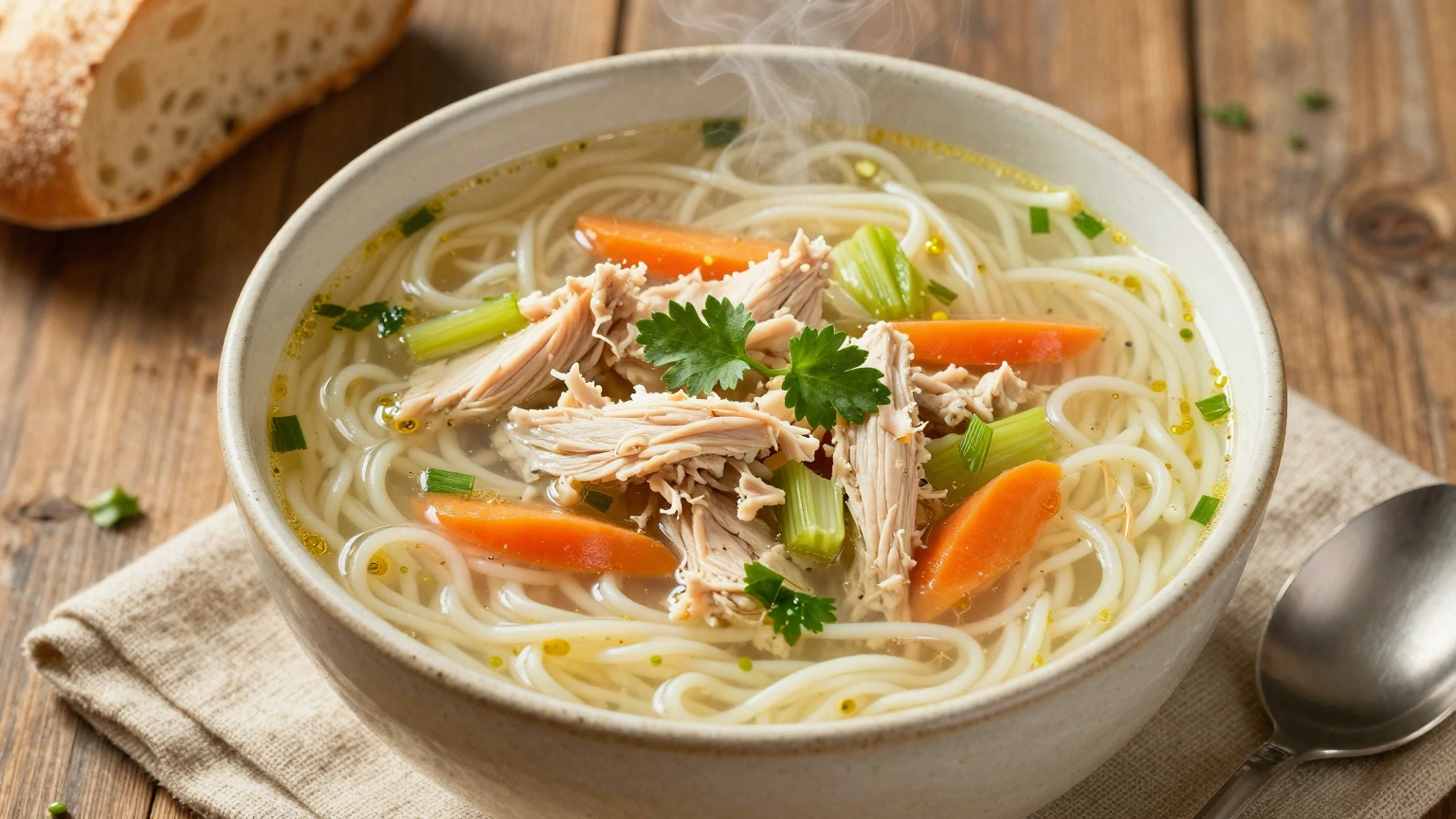 Simple Chicken Noodle Soup Recipe