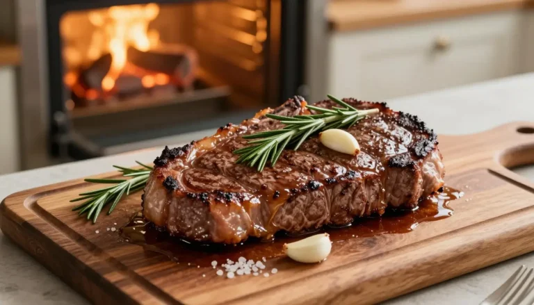 ribeye in oven