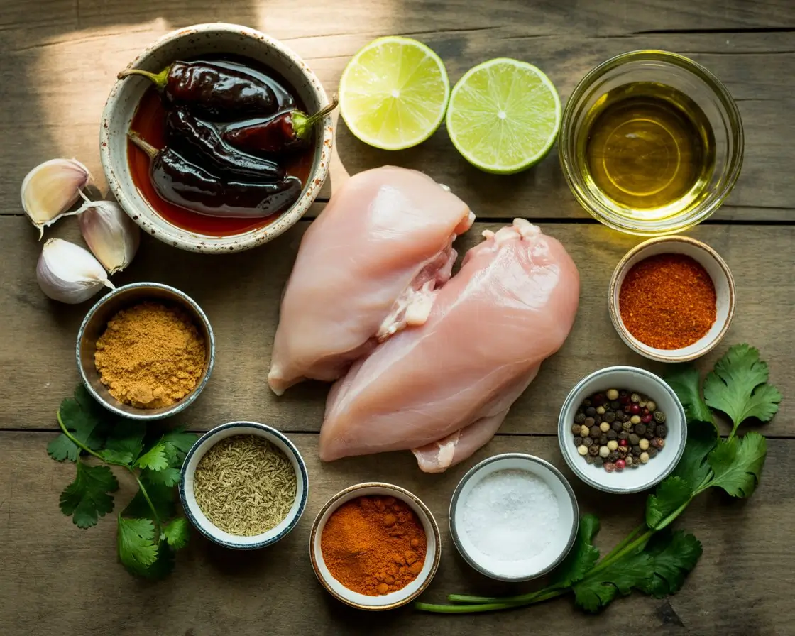 Ingredients for Chipotle Chicken Recipe