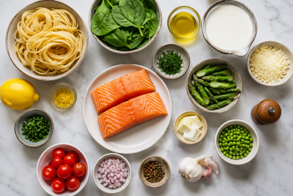 Ingredients Salmon Pasta