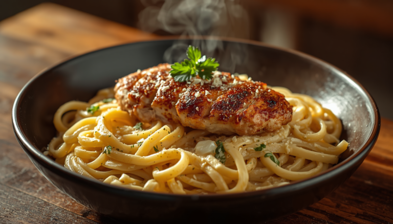 blackened chicken alfredo